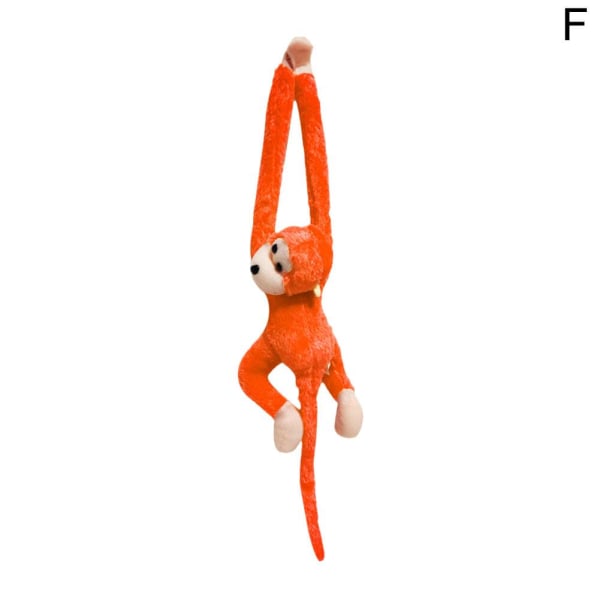 OCKULT hängande apa med lång arm, Monkey Plysch Gosedjur, Söt orange one-size