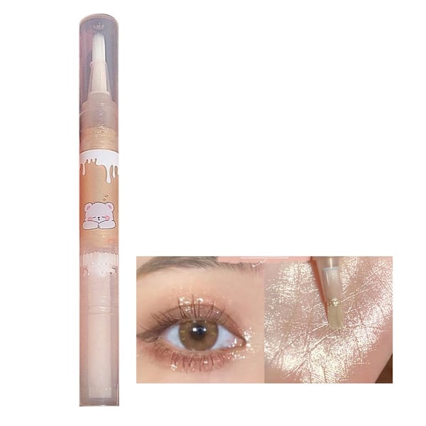 Glitter Flytande Highlighter Pen Skimmer Vattentät Flytande Gau Champagne F5R6 champagne One-size