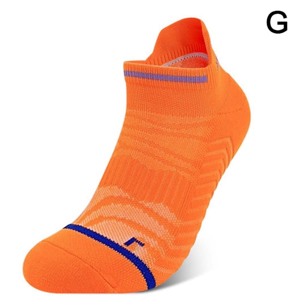 Snabbtorkande Löparskor Basketstrumpor Löpstrumpor Orange L code [41-45 codes]