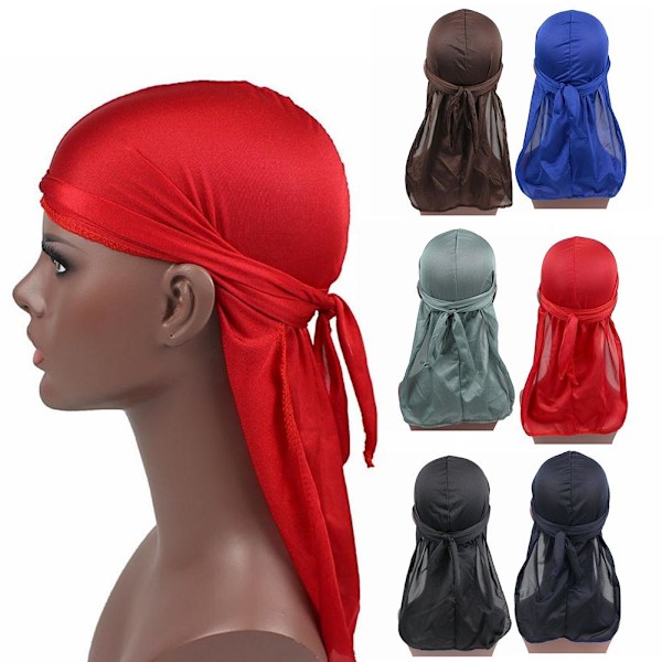 1 st Du-rag för män, Bandana, Sport Du Rag Scarf, Huvudbandana white onesize