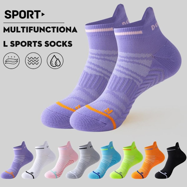 Snabbtorkande Löparskor Basketstrumpor Löpstrumpor Blue L code [41-45 codes]