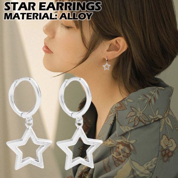 Star Earrings Mode Tremella Örhängen Presenter för kvinnor Gift Hol