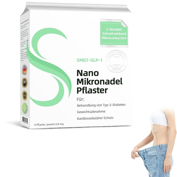 Nano Mikronål Kroppsvårdsplåster för Viktminskning och Förbättrad Hudstruktur