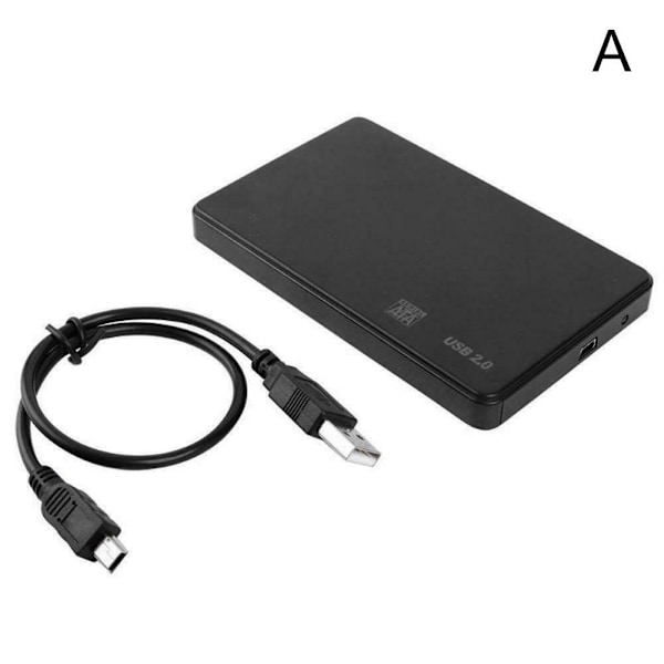 USB3.0/2.0 SATA 2.5\" Hårddisk Extern Kapsling Hårddisklåda blackB B