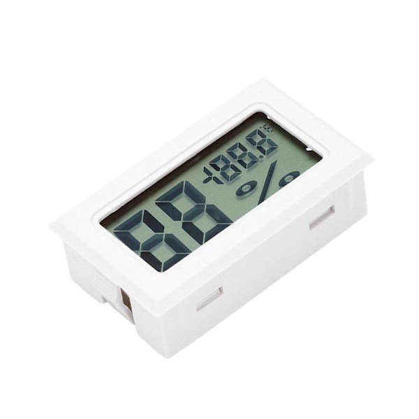 Digital hygrometer LCD termometer hygrometer vivarium orm black One-size