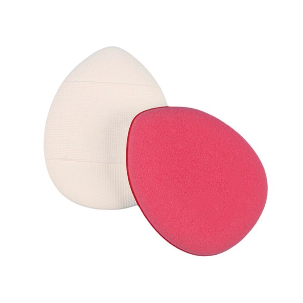 Mini Size Finger Puff Set Makeup Sponge Concealer Foundation Det bright yellow One-size