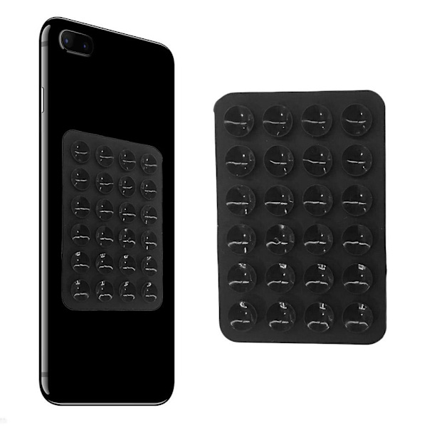NYTT Silikon Sugpropp Telefonfodral Självhäftande Fäste Handsfree Mobiltillbehör- pink 1pcs