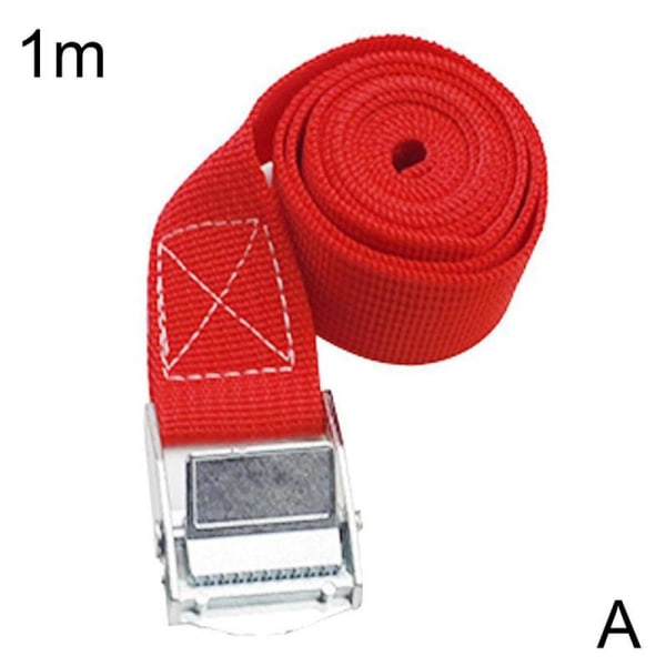 1 Pack 100cm Heavy Duty Ratchet Tie Down Bands with Cam SAL For red One-size