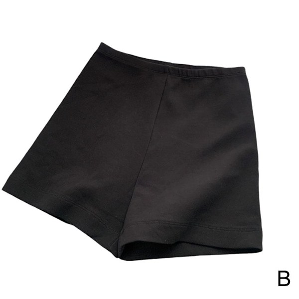 Damshorts sommar tunna A-linje shorts nya V3 Black L