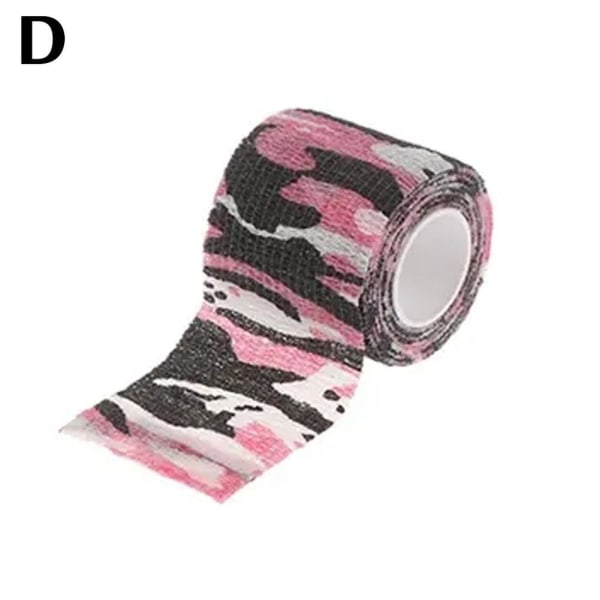 Camo Tape Wrap Kamouflage Jakt Stealth Återanvändbar pink camo 1size