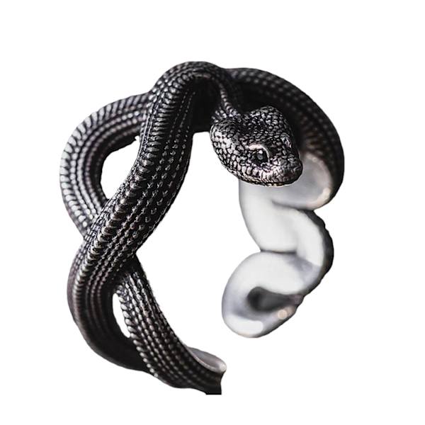 Mode Silver Orm Smycken Gåva Kvinnor/Män Fest 6-10 Sz N4H3HOT
