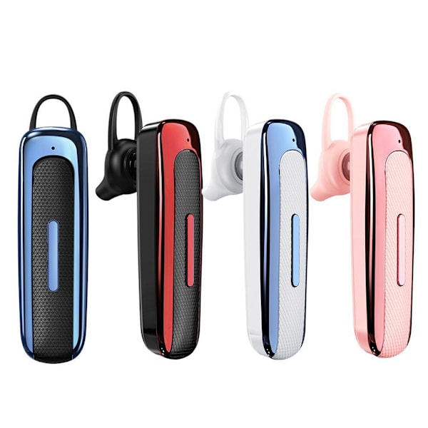 Trådlöst Bluetooth-headset HD Brusreducerande Handsfree för lastbilschaufförer x 1 ∴ black red 1 Set
