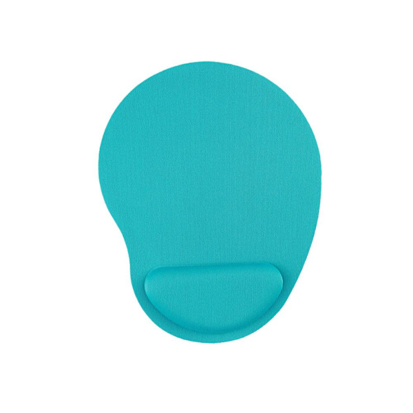 Musmatta med handledsstöd – Ergonomisk komfortmatta – Halkfri – PC – Laptop – Com· blue One-size