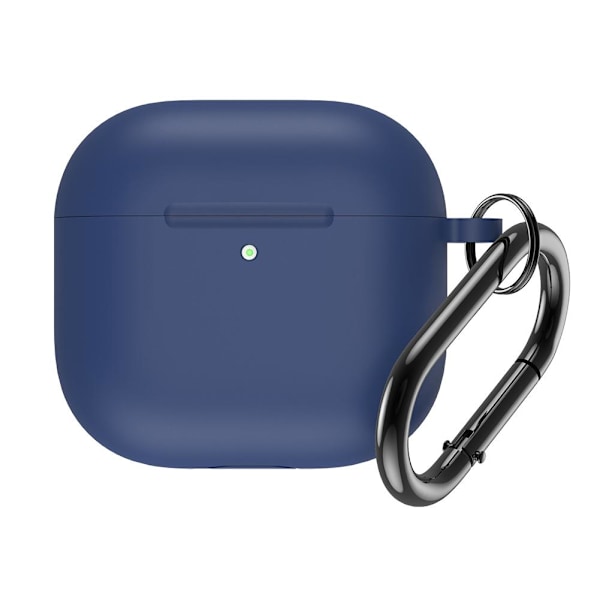 för AirPods4 Skyddsfodral Enfärgat skyddsfodral i ett stycke Silikon från H0H3 dark blue for airpods 4