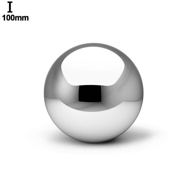KRONDO Ihålig blickboll i rostfritt stål, reflekterande trädgård Sph silverI One-size 3pcs