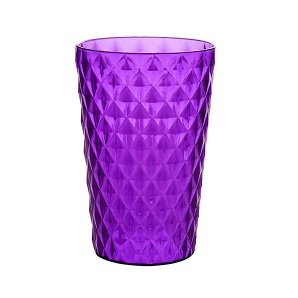 Färgade Tumblers Plast Vuxna Vatten Juice Dricksglas Återanvändbara blue one size