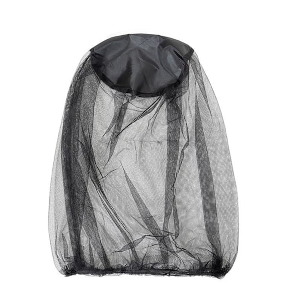 1/5/10 Mygga Mygg Insekt Hatt Bug Mesh Huvudnät Ansiktsskydd Y0H7 blackA One-size 10pcs