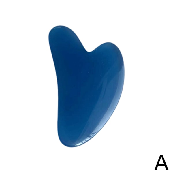 Naturlig Harts Massage Ansiktsverktyg Gua Sha Bräda Kroppsmassager Storbritannien blue One-size