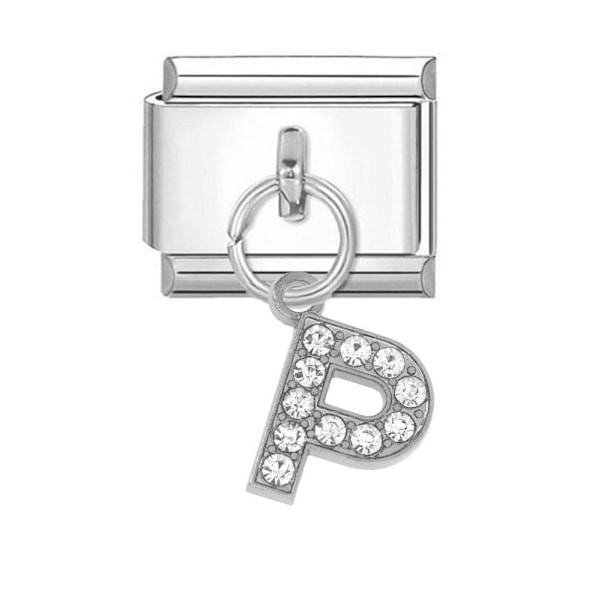 Italienskt modularmband Passar alla 9 mm italienska armband - A-Z Ch G 1pc