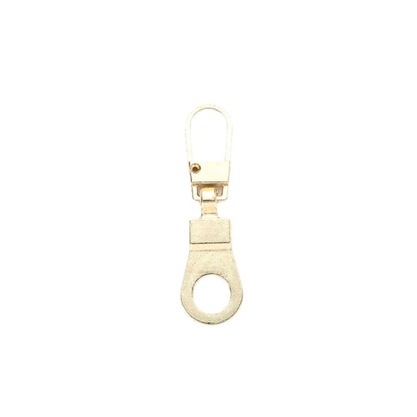 Blixtlås Fixer Reparation Pull Tab Instant Kit Väskor Ersättningsgjuten rectangular copper 1pcs