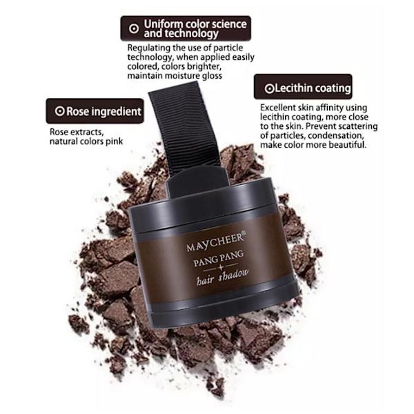 Hair Fluffy Thin Powder Pang Line Shadow Makeup Hair Concealer R Light coffee 4g