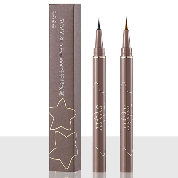 Flytande Eyeliner Penna Vattentät Långvarig Ultrasmal Penna Ögon Eyeliner Smink Y5o2 # 2 brown, 2ML