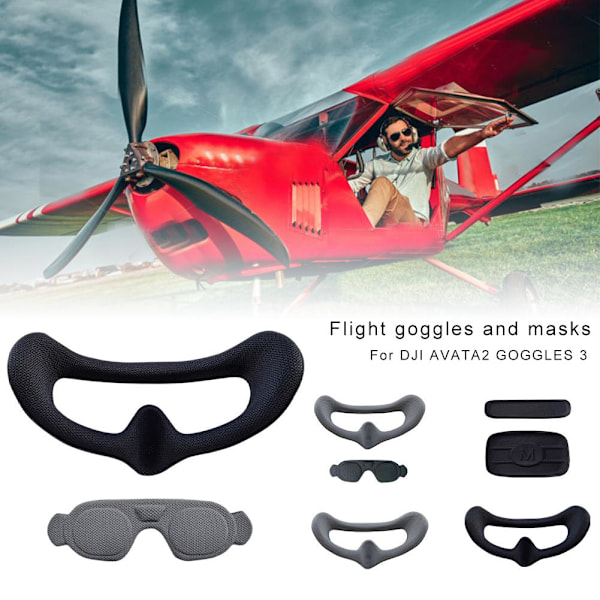 Flygglasögon och Masker För D JI AVATA2 GOGGLES 3^ F4Z9 Q1D5 Black suit For DJI AVATA2 GOGGLES 3