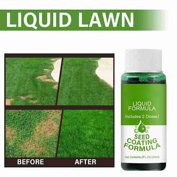 59ml Garten Flytande Gräsmatta Mousse Spray Främja Grästillväxt Gräsmattsprinkler Spray Grönt System Beläggning Fröspray Fröformula Ny