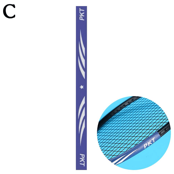 Skyddstejp för badmintonracket, anti-repor, huvudskydd red 1pc