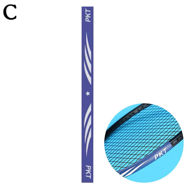 Skyddstejp för badmintonracket, anti-repor, huvudskydd yellow 1pc