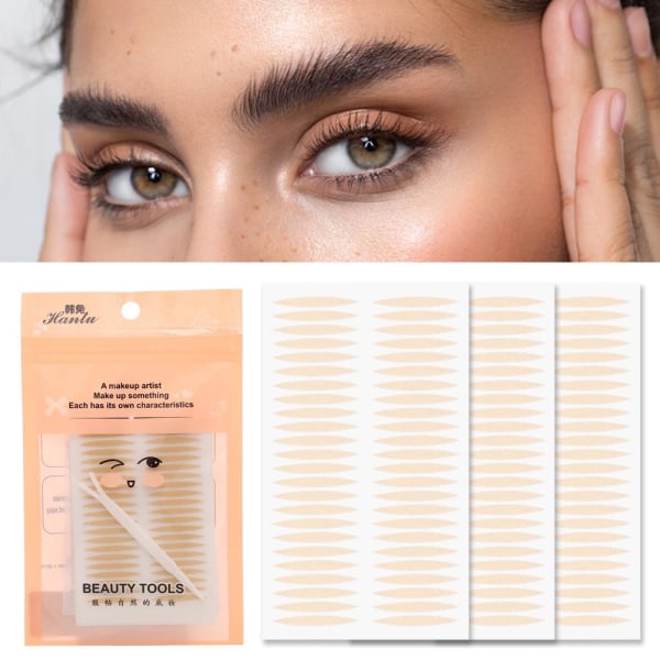 120/600 st Women Invisible Självhäftande dubbla ögonlocksklistermärken Skin toneA 120 stickers (3 pieces)