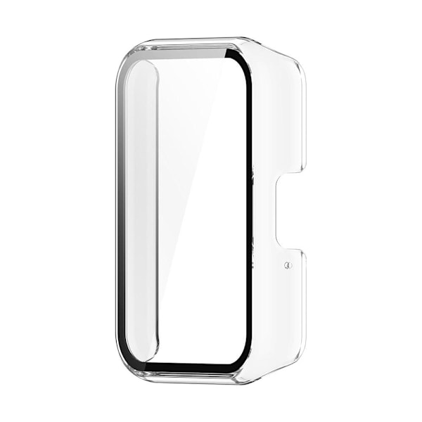 För Samsung Galaxy Fit 3 Full Coverage Härdat Glas Fodral Skärmskydd HOTS Transprent transprent white