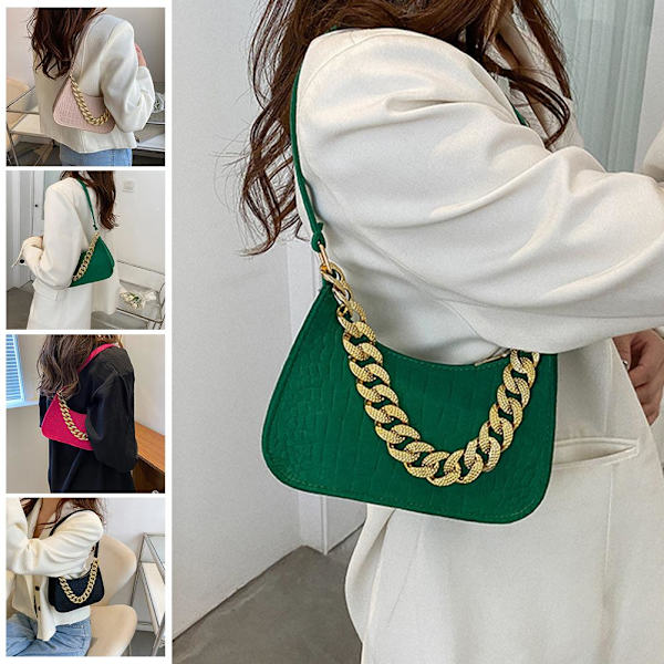 Kedjehandväska Trendig Armhåleväska Trendiga Nischdesigner Z7I3 S1T9 Z4Q2 P7Q4 Khaki One size