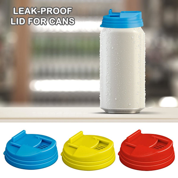 Läsklock Lock Läskburksskydd Fizz Coke Dryck Lock Flasklock Läsksparare 2025 blue One-size