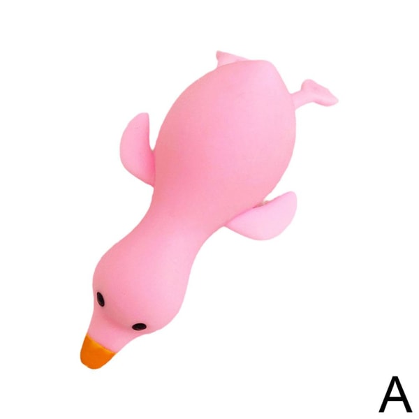 1 st PVC Goose Squeeze Toy Barngåva Hemmakontoret Dekomprimera pink  onesize