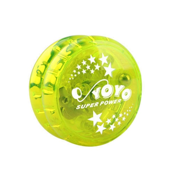 Kreativ LED YOYO Ball Yo-yo Glow Fancy Swirl Yo Yo Toy green one-size