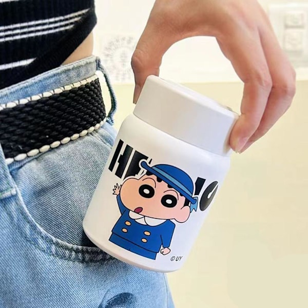 Crayon Shin-chan Bärbar Termosmugg i Rostfritt Stål green 200ml