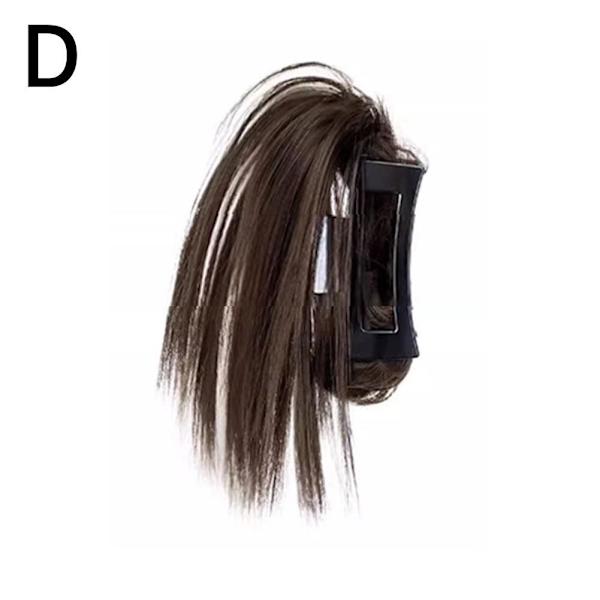 Hästsvansperuk för kvinnor, fluffig, slarvig, vindblåst black 30cm