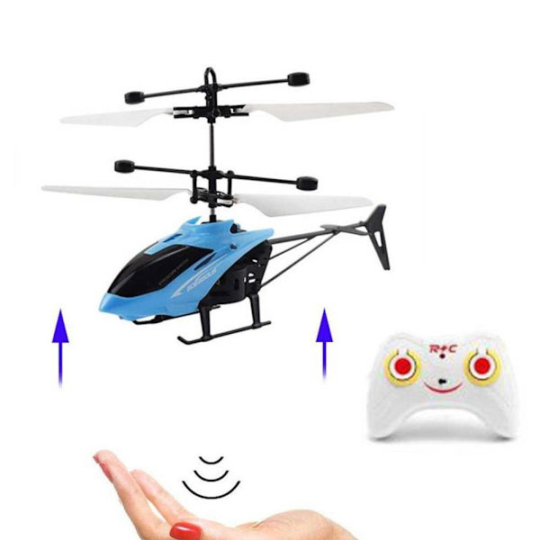 USB Laddning Hand Sensor Flygplan Leksak Fjärrkontroll Flygplan Leksak Med Fjärrkontroll Induktionsleksaker För Barn Utomhus Och Inomhus Leksaksflygplan yellow remote control