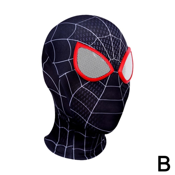 Mode Spider Man Hero Head Cover Mask Toy Cosplay Halloween Pr black one-size