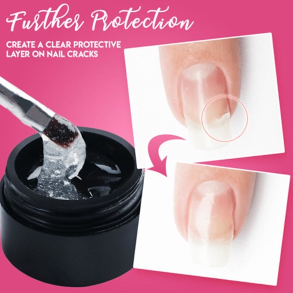 Gellack för nagelreparation - Cracked Nail Repair Gel Armor