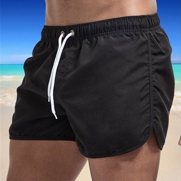 Badshorts för män Sommarbadkläder Man Baddräkt Surfbräda Man C black XXL