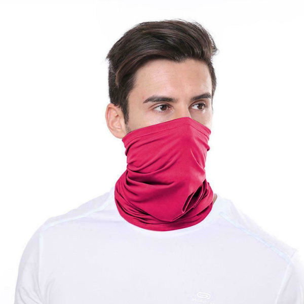 Halsdamask Bandana Balaclava Ansiktsmasker Kylande Ansiktsis Scarf .* Skydd `AU. blue1 One-size