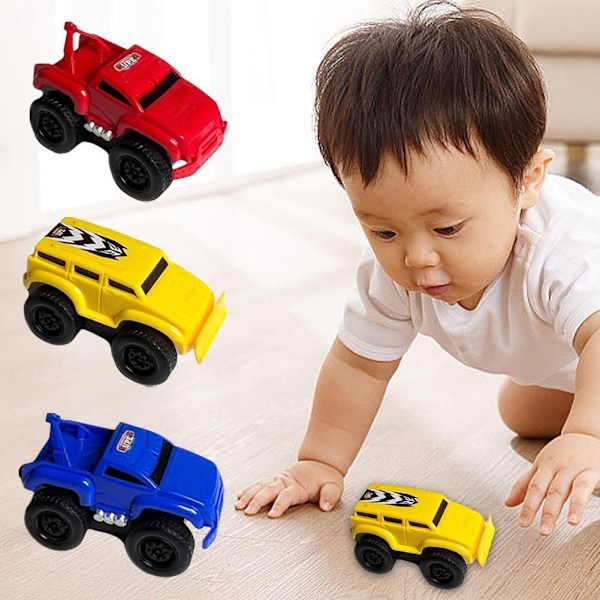Barn Anti Gravity Väggklättrande Bil Leksaksbil Tröghet Magnetisk R9L7 yellow one-size