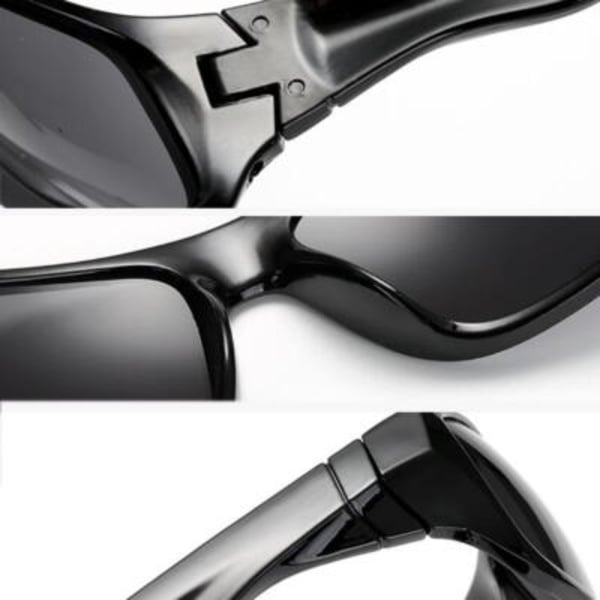 HD Mörkerkörningsglasögon Polariserade Gula Linser Anti-tonad Bländningssyn UK LAGER grey One-size