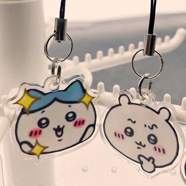 Cartoon Chiikawa Hachiware Usagi Akrylnyckelringar style2 One size