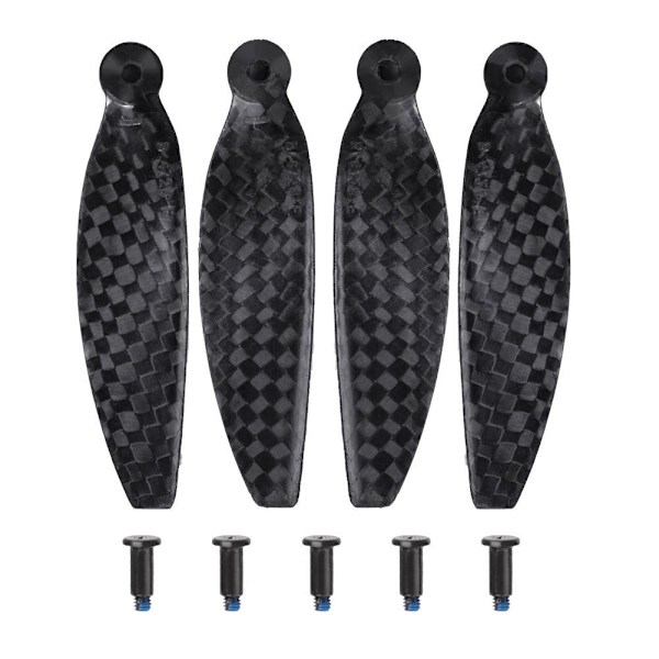 Kolfiber Lågbrus Propellrar för DJI Mini 4K/Mini 2 SE/Mini 2/Mini SE Tillbehör, Ersättningsblad Propellerdelar 4pcs for DJI Mini 4K