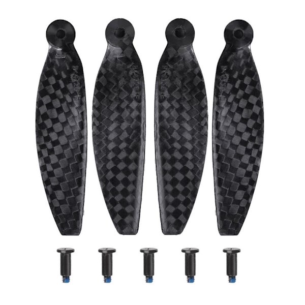 Kolfiber Lågbrus Propellrar för DJI Mini 4K/Mini 2 SE/Mini 2/Mini SE Tillbehör, Ersättningsblad Propellerdelar 8pcs for DJI Mini 4K