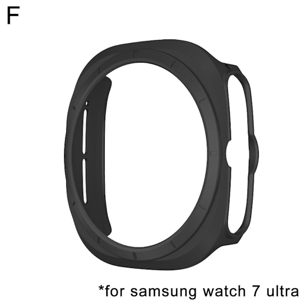 Skyddande stötfångare för PC-ramfodral till Samsung Galaxy Watch7 black for Galaxy Watch 7 Ultra