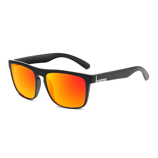 Polariserade Solglasögon Herr Dam Rektangel Shades Glasögonaccessoarer Sol Körning Mode Y8c0 red 1pcs
